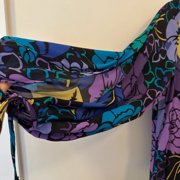 Alice and Trixie Floral Silk Dress - Picture 6 of 6